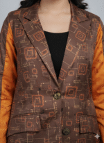 Statement Geometric Blazer & Trouser Ensemble - Image 3