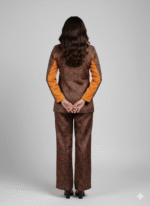 Statement Geometric Blazer & Trouser Ensemble - Image 2