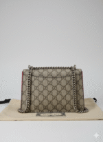 Gucci Dionysus GG Supreme Shoulder Bag with Red Suede - Image 2