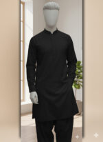 BLACK BLENDED CASUAL KAMEEZ SHALWAR  J.