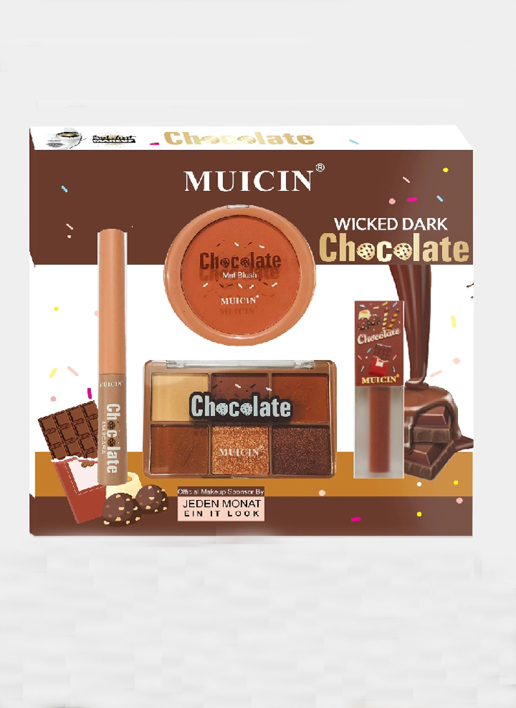 13 Muicin 4 in 1 Wicked Dark Chocolate Makeup Kit - Image 1