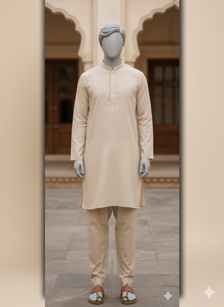 14 Kameez Trouser With Invisible Placket J. Summer Collections. - Image 1