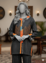 Circuit Dusk  Black and Orange Luxury Cord Set. - Image 2