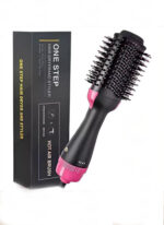 One-Step Hot Air Brush – 3 in 1 Hair Dryer, Straightener & Comb | One-Step Styling Brush for Women