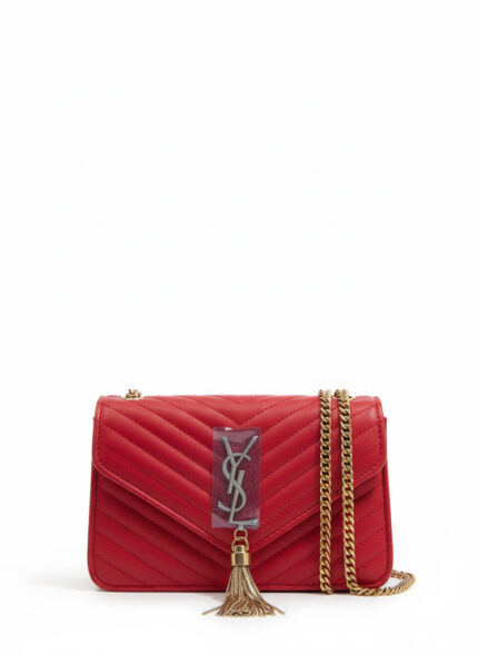 SAINT LAURENT double chain shoulder bag