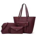 Fashion New Women's Handbags Set Elegant Luxury Shoulder Bag Set 3 Pieces Set - Image 2