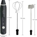 Electric Rechargeable Coffee Beater Electric Milk Juice Coffee Egg Beater Foamer Kitchen - Image 3
