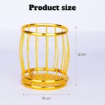 Spoon Holder Gold Metallic Round - Image 2