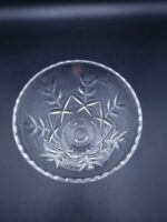 STUART CRYSTAL CUT GLASS SMALL PEDESTAL BOWL MADE IN ENGLAND, Signed on Base - Image 3