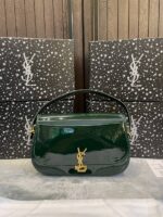 Ysl Saint Laurent Voltaire Top Handle In Patent Leather with Box Pack.