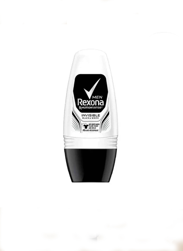 8 Rexona Men MotionSense Men's Roll On Deodorant Invisible On Black + White Clothes 50ml........AMAZON LOT..ORIOIGNAL 100% - Image 1