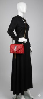 SAINT LAURENT double chain shoulder bag - Image 4