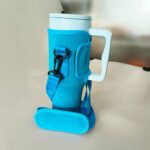 Water Bottle Carrier w/ Phone Pocket for Stanley Tumbler w/ Handle 40 oz - Image 2