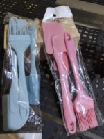 3 in 1 Set Spatula Silicone BBQ Oil Brush Spatula For Cupcake Cake Decorating Baking Oil Brush Tool Cooking Brush Tools Kitchen Baking Accessories - Image 5
