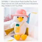 Yellow Duck Plush Toy Stuffed Animals Soft Toys Kids Girls Gifts Plush Duck With Hat - Image 2