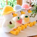 Yellow Duck Plush Toy Stuffed Animals Soft Toys Kids Girls Gifts Plush Duck With Hat - Image 3