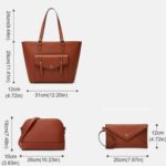 Fashion New Women's Handbags Set Elegant Luxury Shoulder Bag Set 3 Pieces Set - Image 4