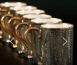 Grey Ion Plating Design Glass Tea Cup - Image 4