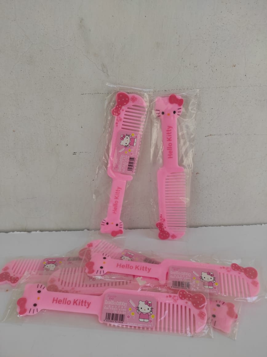 WhatsApp Image 2025-10-28 at 05.04.42_19ba6029 Hello Kitty Hair Brushes and Combs...High Quality Imported Material. - Image 1