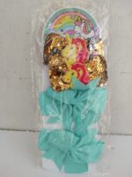 Baby Bow Blips Clips, Ponies and Hair Pins. Deal of Three Pack. - Image 2