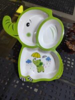 burger plat - plastic plat - 3 side food plastic try food try - Image 3