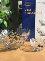 Delisoga Glassware 7 pcs 1x large Bowl 6x Small Bowls