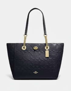 COACH Ava Chain Tote In Signature Leather - Image 3