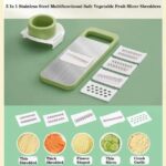 Stainless Steel Multifunctional Vegetable Cutter Grater For Vegetables Slicers Shredders Peeler Carrot Fruit Vegetable Cutting Kitchen Tool - Image 4