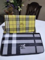 Burberry Black Double Flap Women Wallet - Image 2