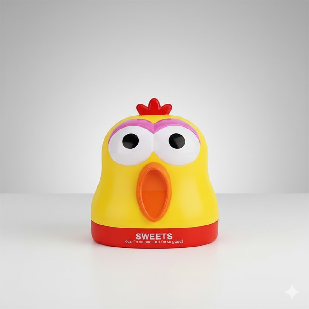 unnamed (9) Cartoon Chicken Tissue Box Paper Towel Holders Countertop Napkins Case Modern Decorative Napkin Holder Roll Paper Storage Organization Box Dispenser Cover (Yellow) - Image 1