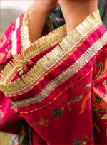 Fuchsia Khaddar 3Pc Stitched by Almirah. - Image 3