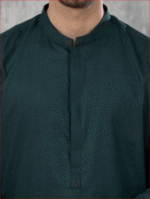 Green Blended Kurta...By Almirah - Image 3