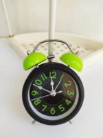 Round Multicolor Hemico Twinbell Clock
