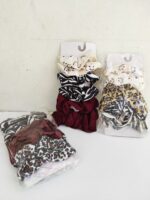 Printed Elastic Hair Ties/ Multicolor Scrunchies for Girls Hair. - Image 2