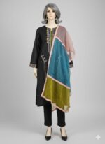 Embroidered 3 Piece Suit of Winter Collection By Alkaram