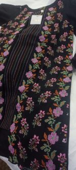 Black Khaddar 3Pc Stitched - Image 6
