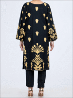 Black Tunic  with Embroidery and Embellishment. - Image 4