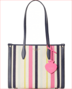 KATE SPADE Market Striped Tote Bag.