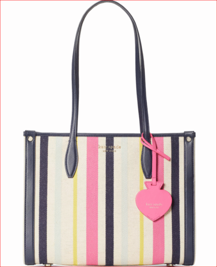 KATE SPADE Market Striped Tote Bag.