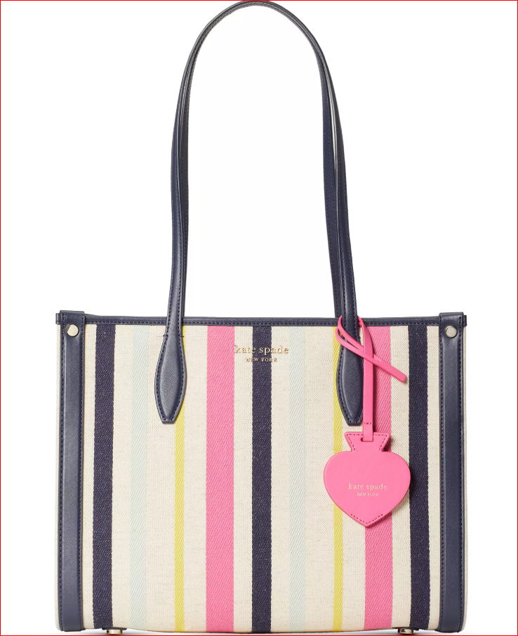 vvc KATE SPADE Market Striped Tote Bag. - Image 1