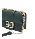 A|X Armani Exchange LOGO METAL GREEN BAG - Image 4