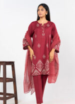 RTW | SHIRT & DUPATTA IRISH | EMBROIDERED