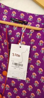 Purple Printed Lawn kurta - Image 3