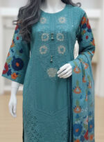 Lawn Embroidered Suit - Image 4